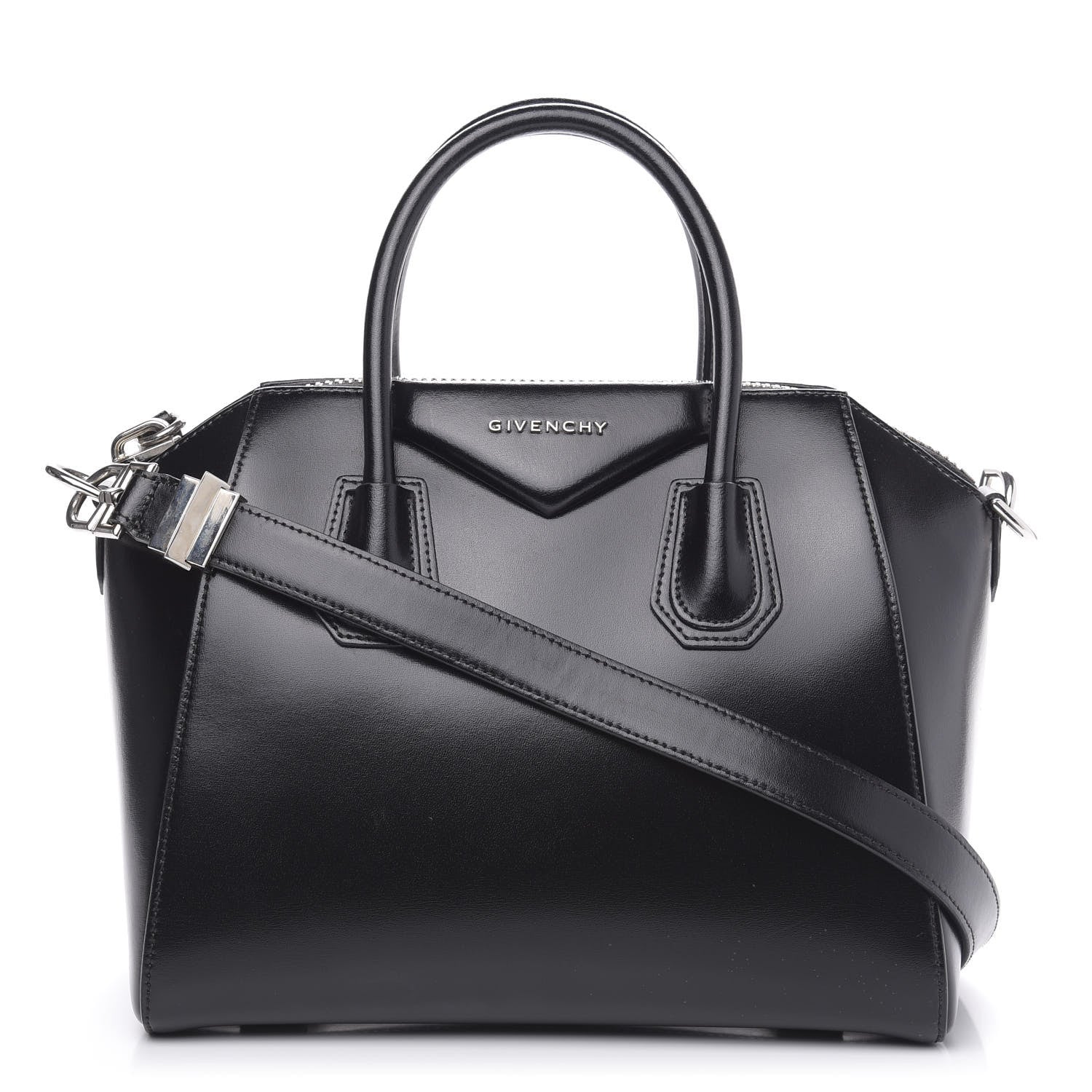 Givenchy Shiny Lord Calfskin Small Antigona Black 1 of 11