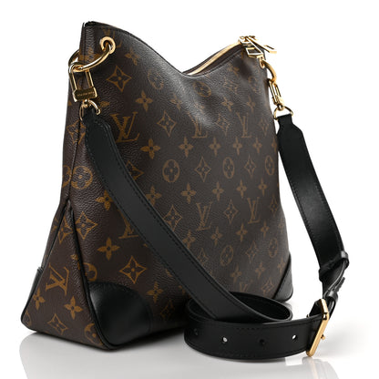 Louis Vuitton Monogram Odeon MM Black 3 of 11