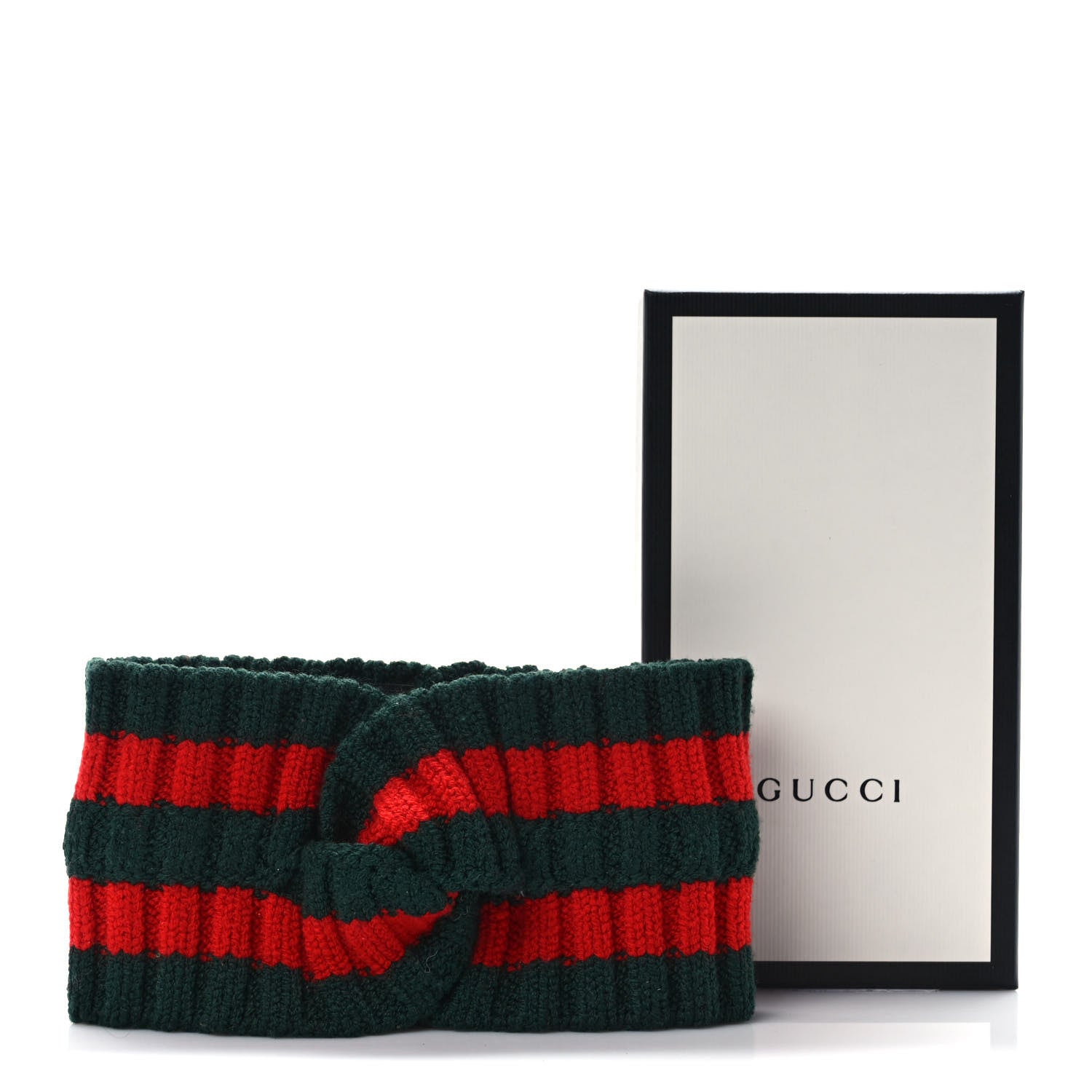 Gucci Wool Knit Web Headband M 57 5 of 5
