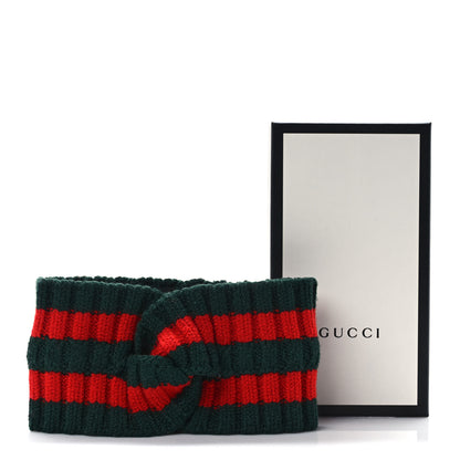 Gucci Wool Knit Web Headband M 57 5 of 5