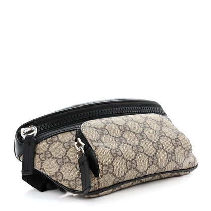 Gucci GG Supreme Monogram Belt Bag Black 4 of 13