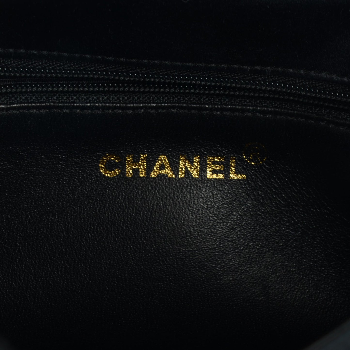 Satin Mini Camellia Flap Black