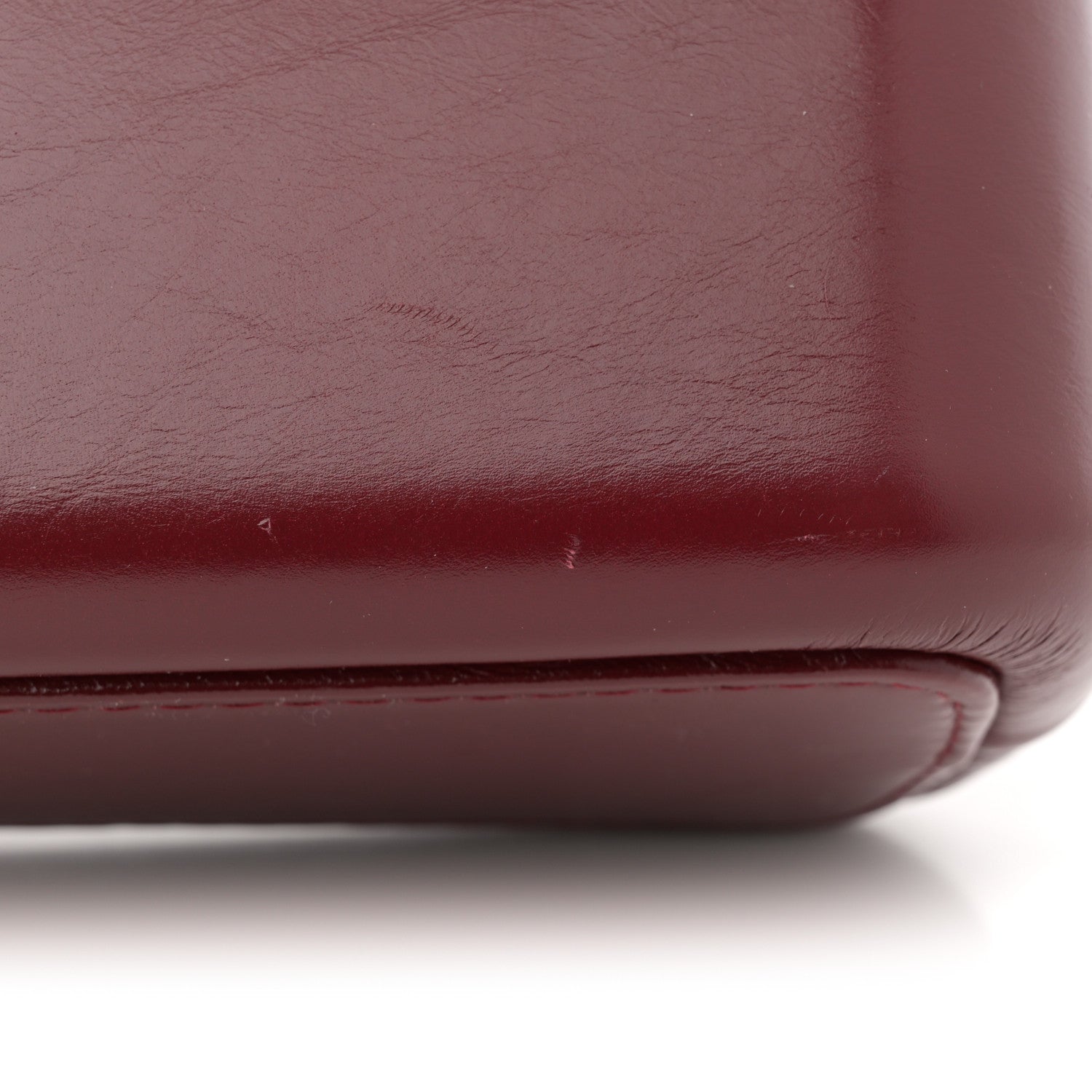 Chanel Aged Calfskin Quilted Medium Gabrielle Hobo Burgundy 12 of 13