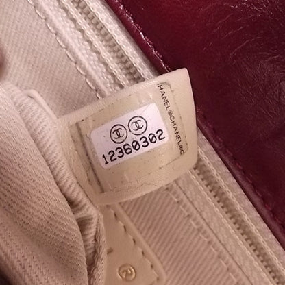 Chanel Leather Jersey Scales Flap Red 10 of 12