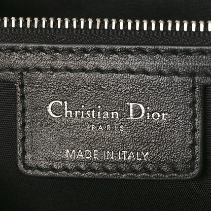 Christian Dior Coated Canvas Cannage Small Panarea Tote Black 6 of 10