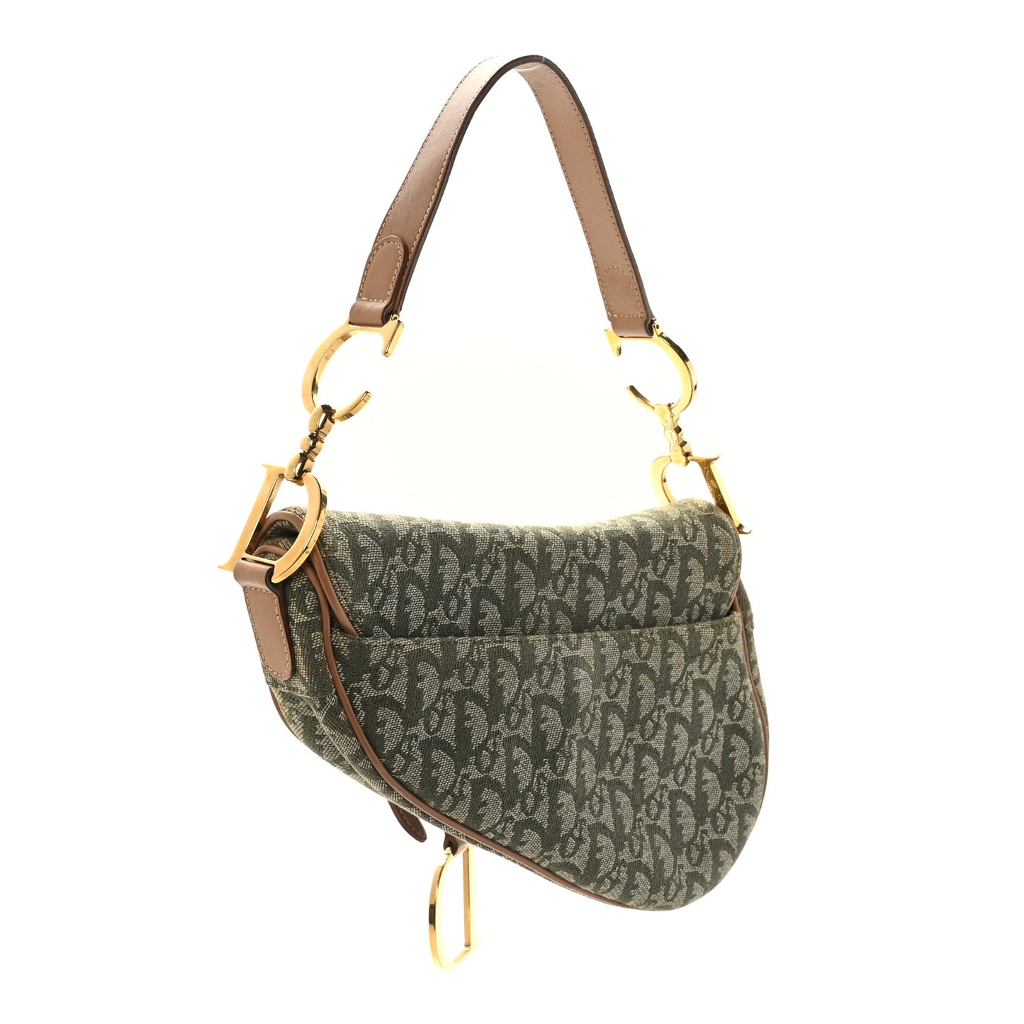 Monogram Saddle Bag Green
