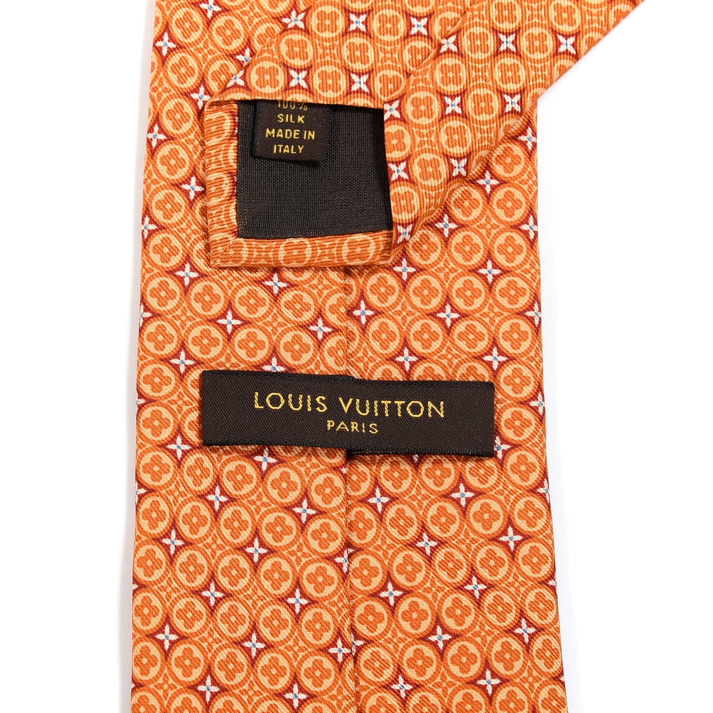 Silk Mens Neck Tie Orange