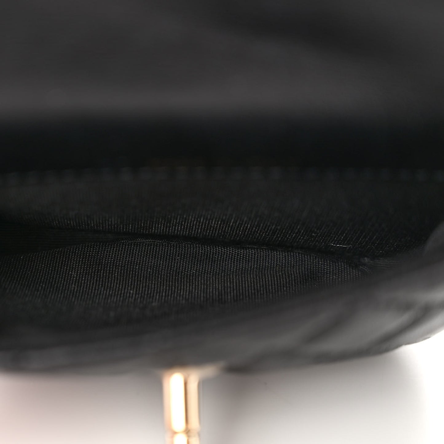 Tweed Lambskin Quilted Waist Bag With Coin Purse Black
