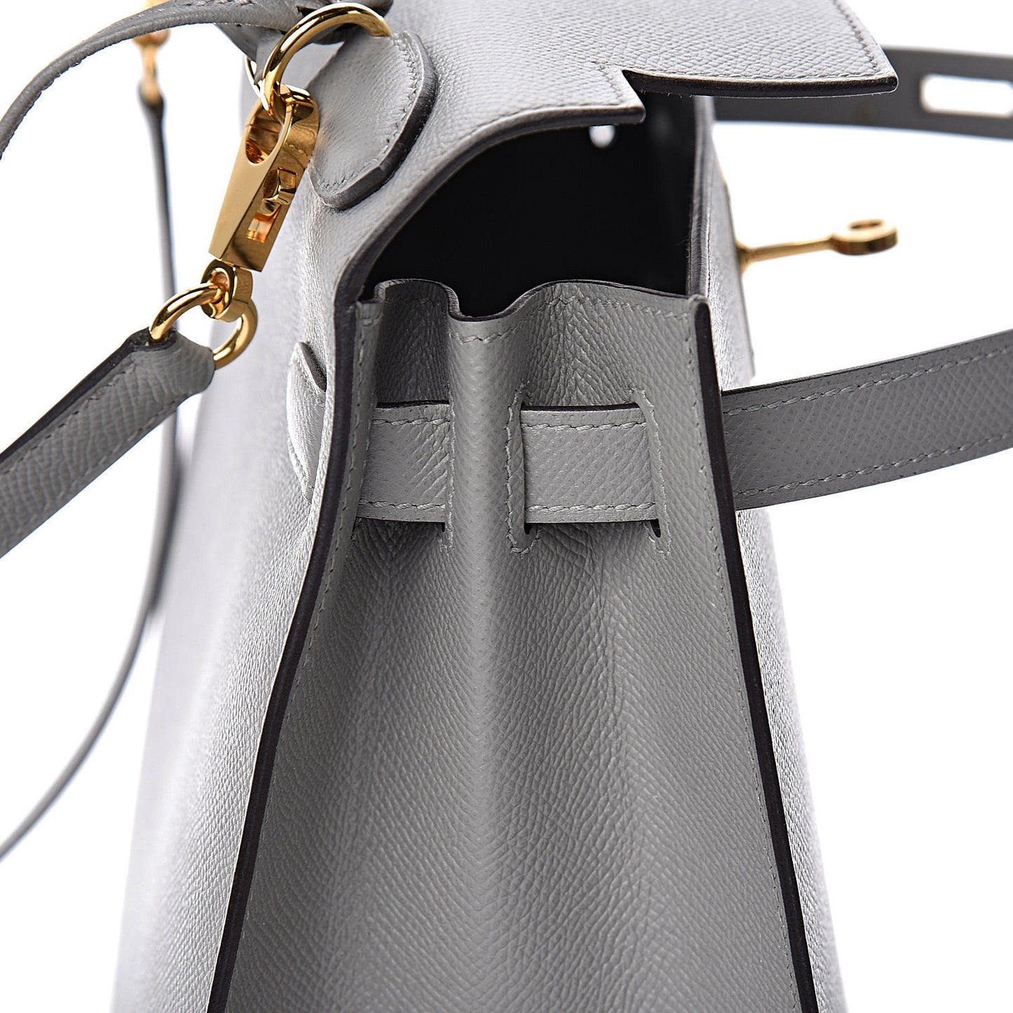 Epsom Kelly Sellier 28 Gris Mouette