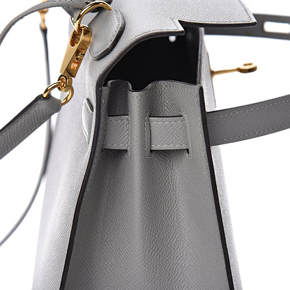Hermes Epsom Kelly Sellier 28 Gris Mouette 37 of 39