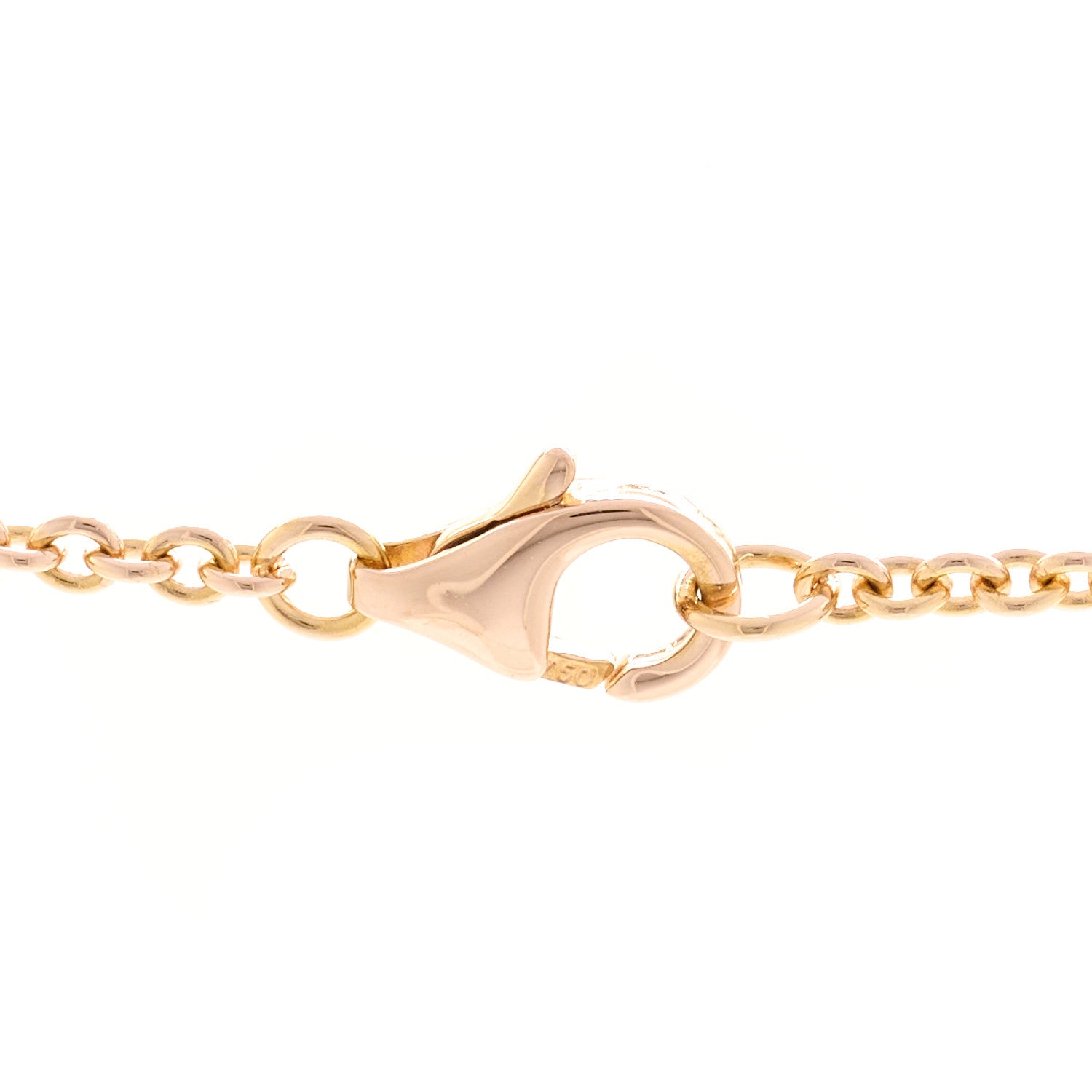 Cartier 18K Pink Gold Interlocking LOVE Necklace 4 of 5