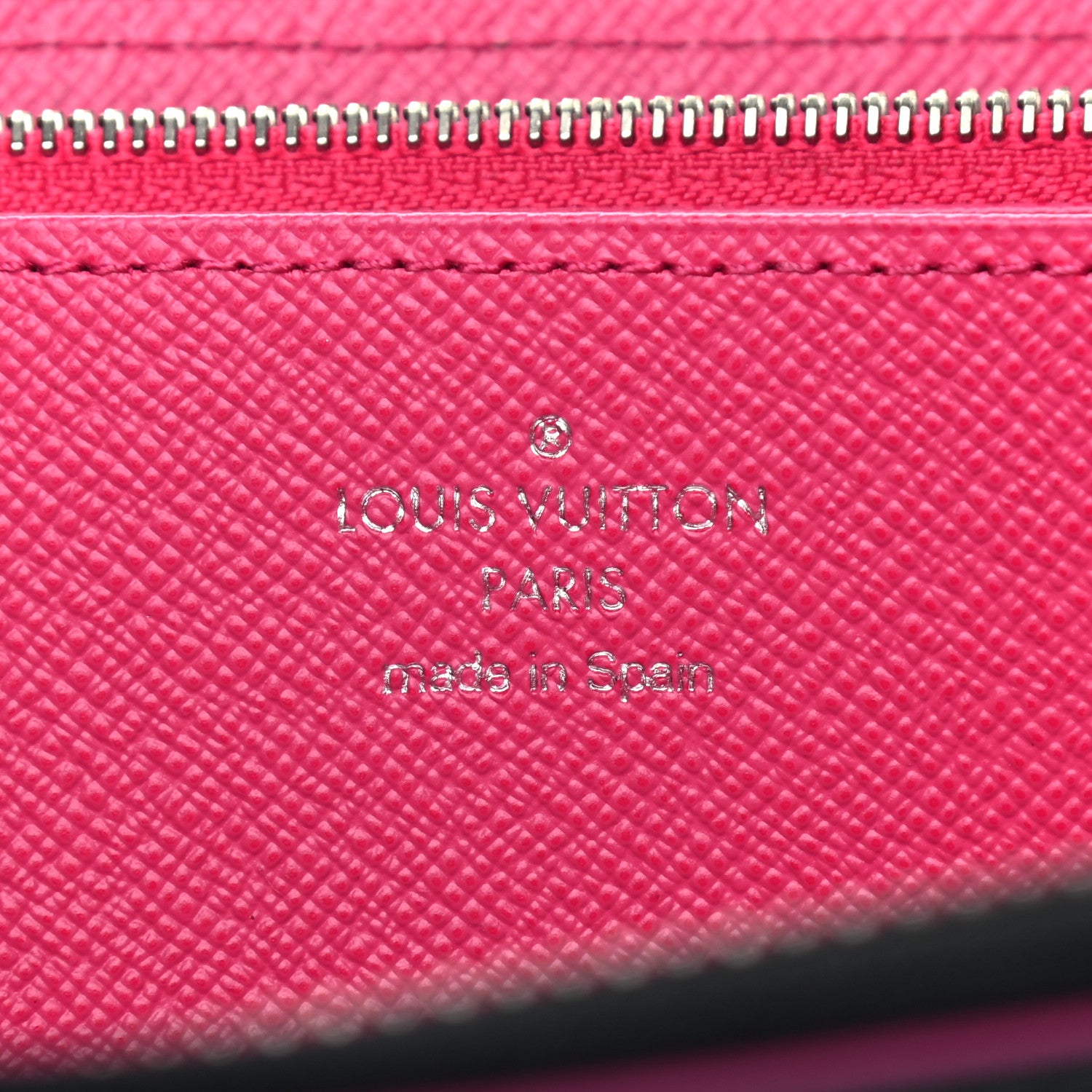 Louis Vuitton Epi Zippy Wallet Black Hot Pink 6 of 7