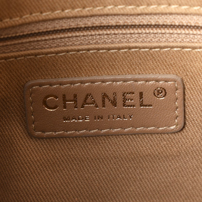 Chanel Crumpled Grained Calfskin Medium Coco Pleats Messenger Flap Dark White 6 of 10