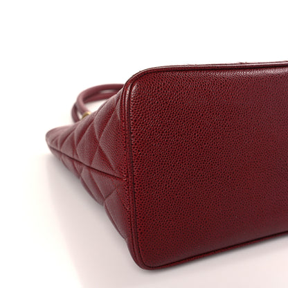 Chanel Caviar Quilted Medallion Tote Bordeaux 8 of 11