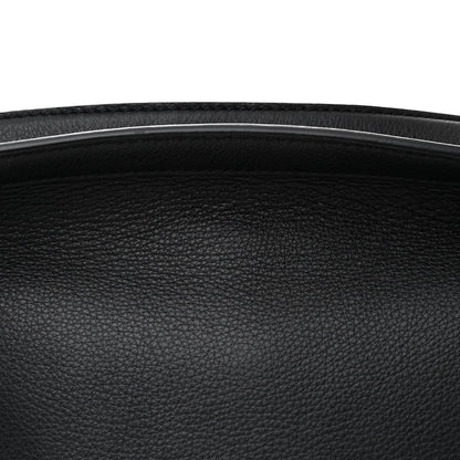 The Row Smooth Calfskin Small Slouchy Banana Bag Black 8 of 10