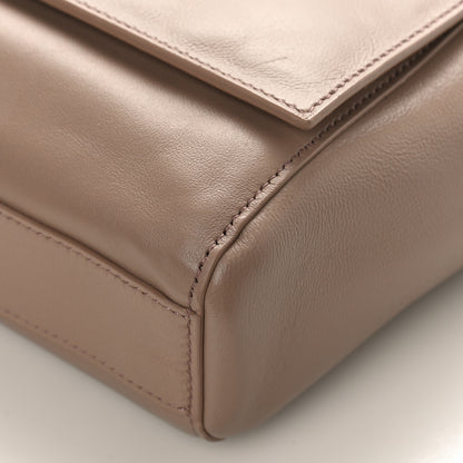 Saint Laurent Smooth Calfskin Suede Medium Reversible Monogram Kate Satchel Rosy Sand 7 of 7