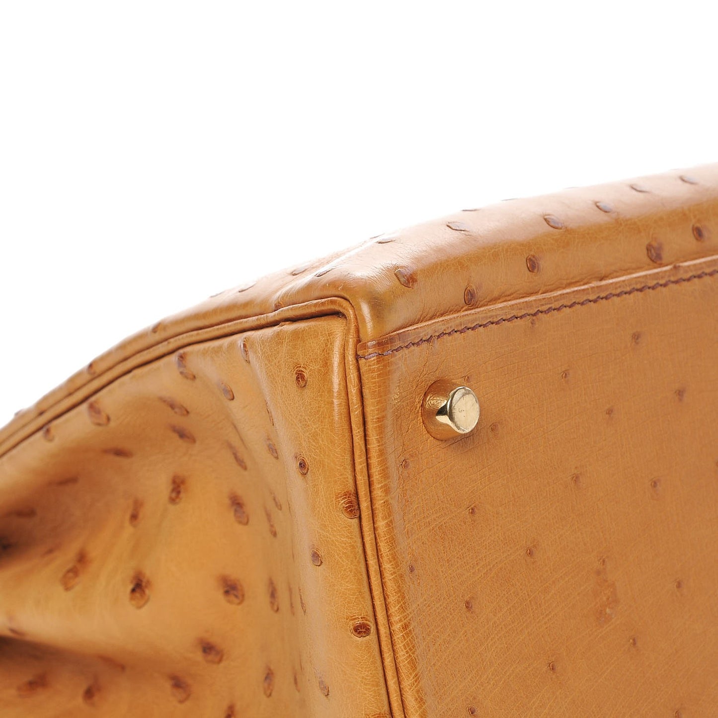 Ostrich Kelly Retourne 32 Gold