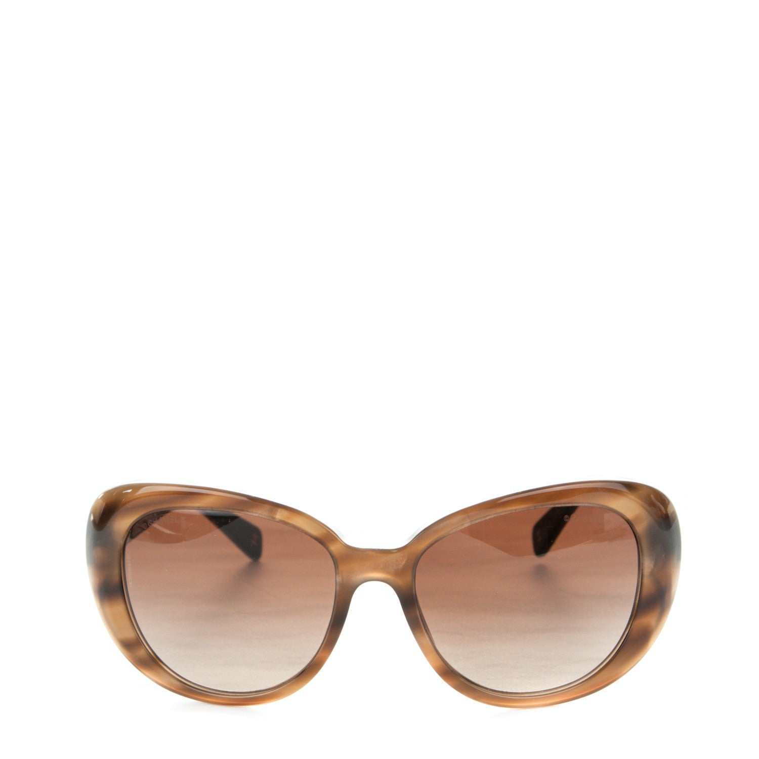 Chanel Tortoise Shell Crystal CC Sunglasses 5151B Brown 2 of 6