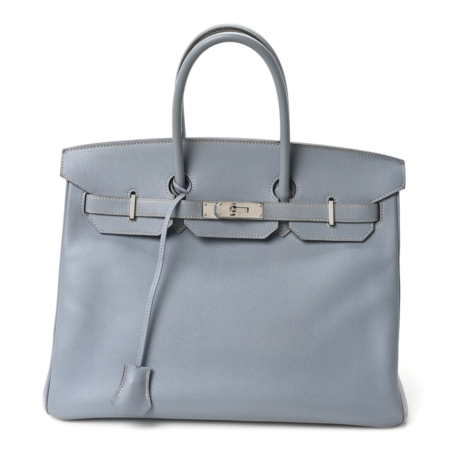 Epsom Birkin 35 Bleu Lin