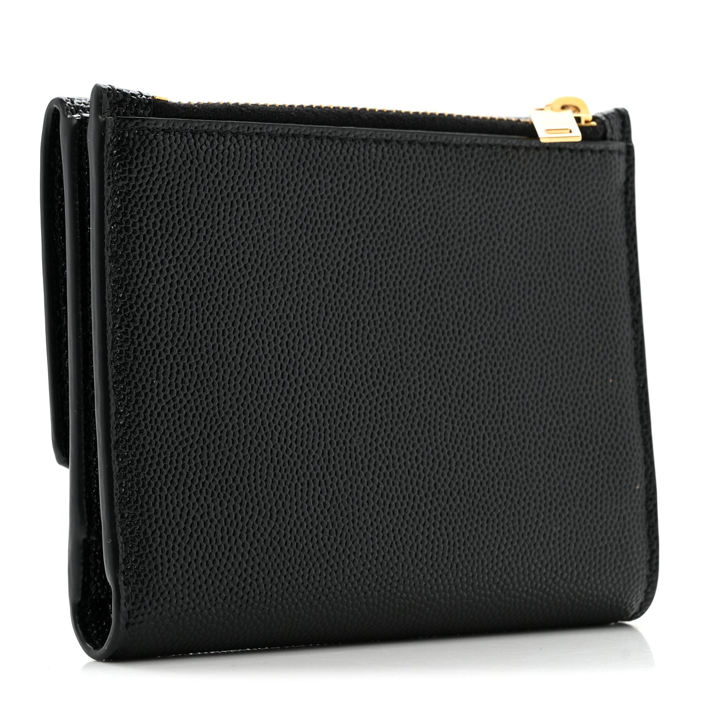 Grain De Poudre Monogram Bi-Fold Wallet Black