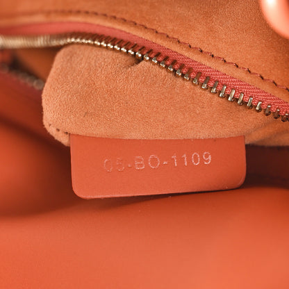 Christian Dior Ultra Matte Calfskin Cannage Mini Lady Dior Orange 7 of 10