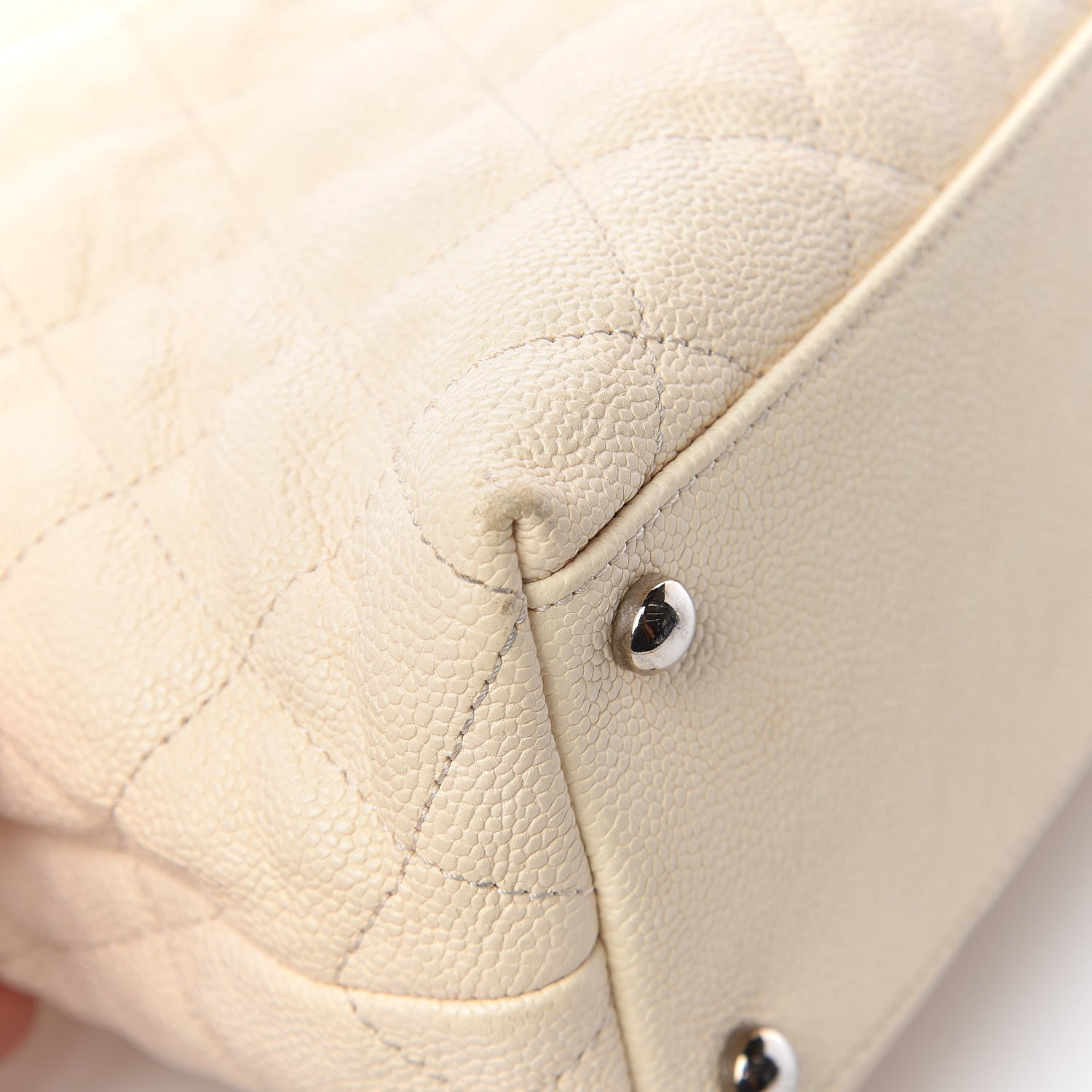 Chanel Caviar Quilted French Riviera Hobo Beige 11 of 13