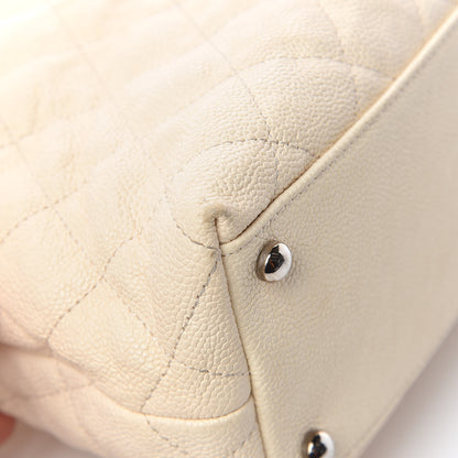 Chanel Caviar Quilted French Riviera Hobo Beige 11 of 13