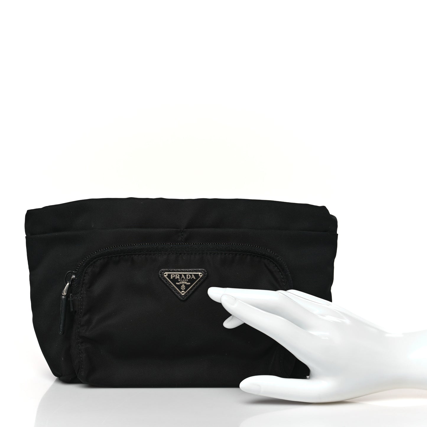 Nylon Vela Cosmetic Pouch Black