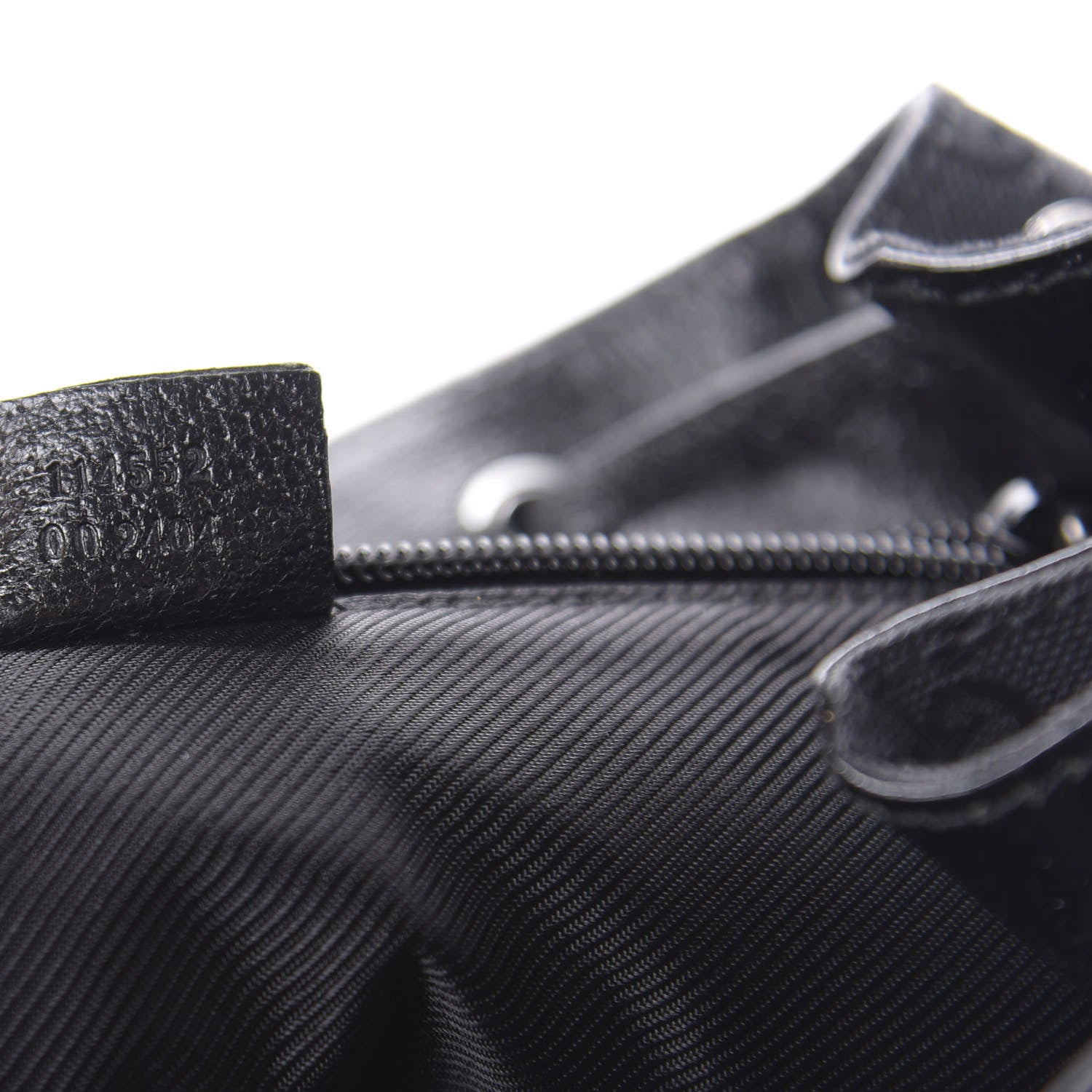 Gucci GG Monogram Single Buckle Backpack Black 8 of 9