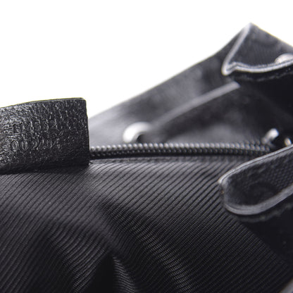 Gucci GG Monogram Single Buckle Backpack Black 8 of 9