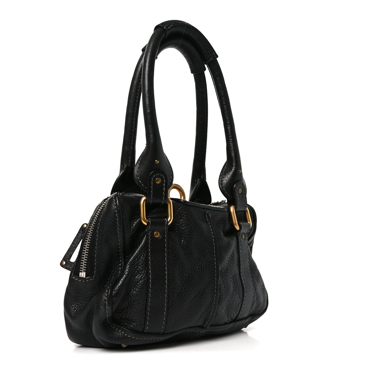 Chloe Calfskin Paddington Small Shoulder Bag Black 3 of 10