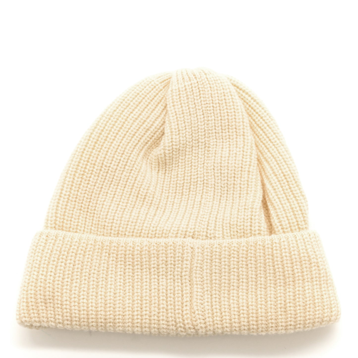 Cashmere Logo Beanie Hat Ivory Black