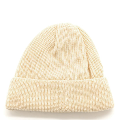 Chanel Cashmere Logo Beanie Hat Ivory Black 3 of 5