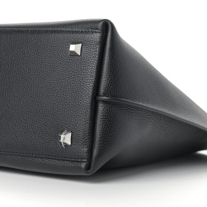 MCM Grained Calfskin Medium Yris Shopper Tote Black 8 of 9