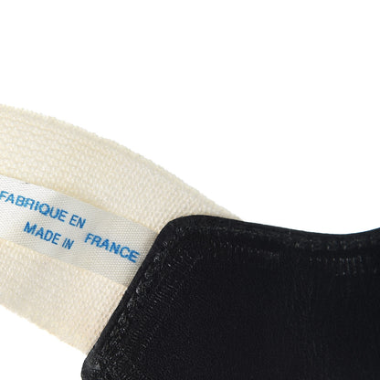 Chanel Logo Suspenders Black White 4 of 8