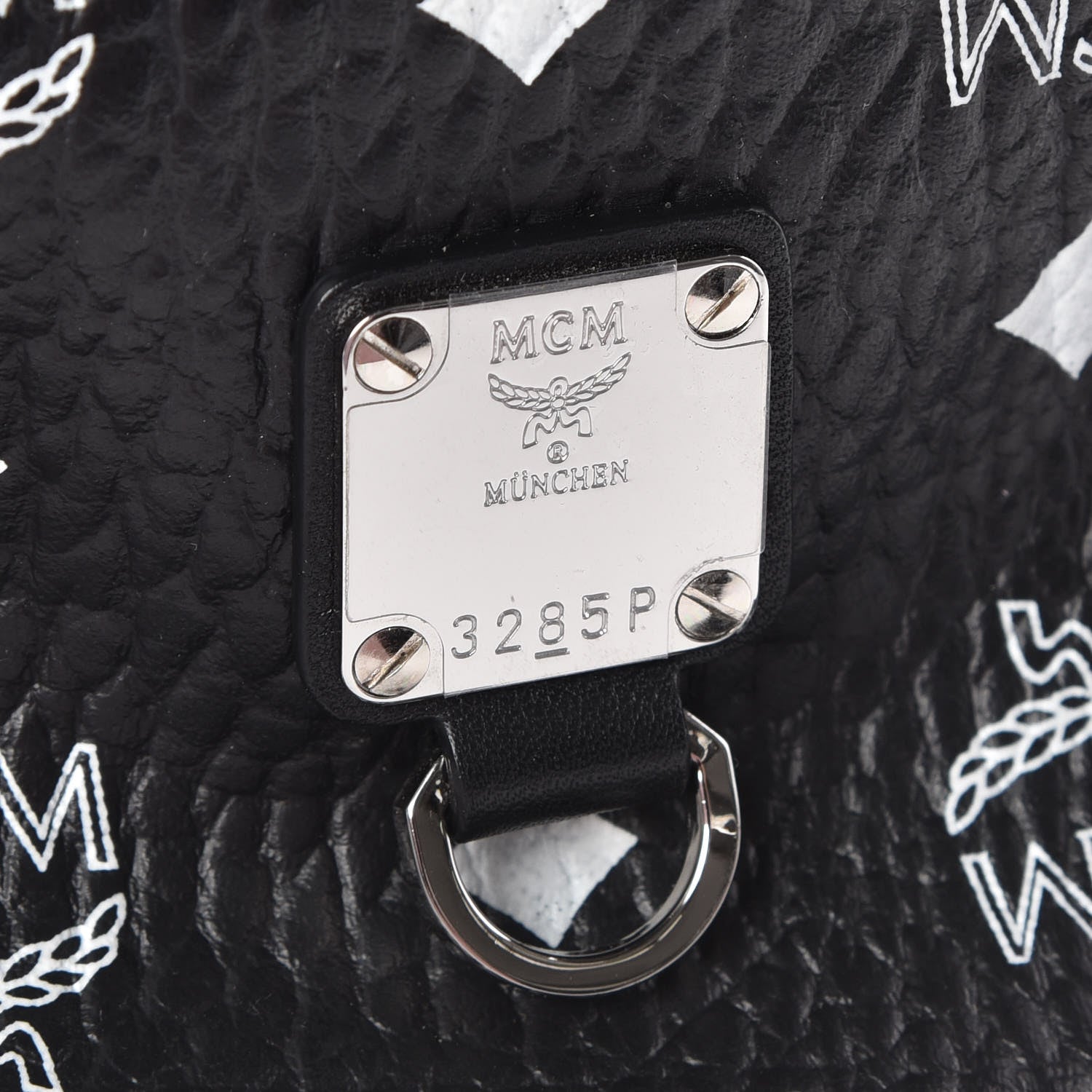 MCM Visetos Stark Belt Bag Black 6 of 9