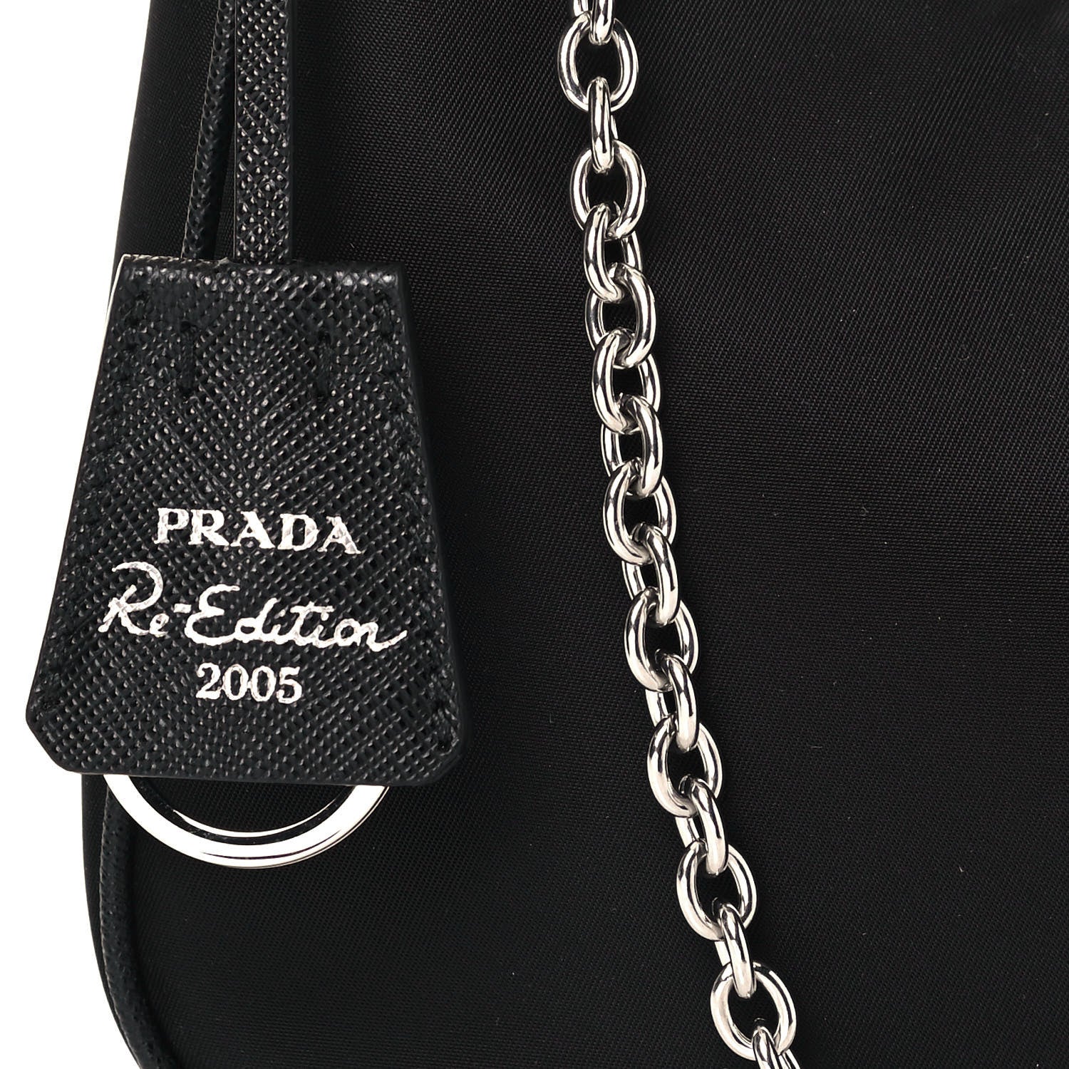 Prada Nylon Re-Edition 2005 Shoulder Bag Black 8 of 12