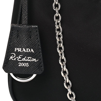 Prada Nylon Re-Edition 2005 Shoulder Bag Black 8 of 12