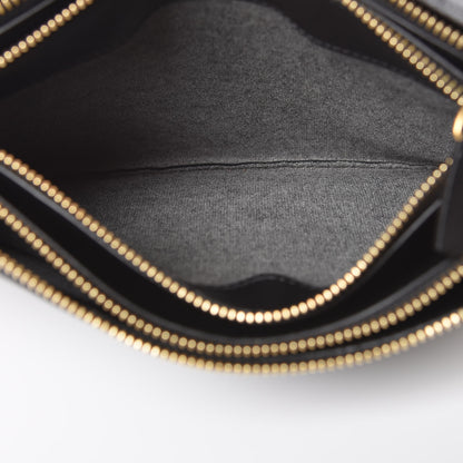 Celine Lambskin Small Trio Crossbody Bag Black 6 of 11