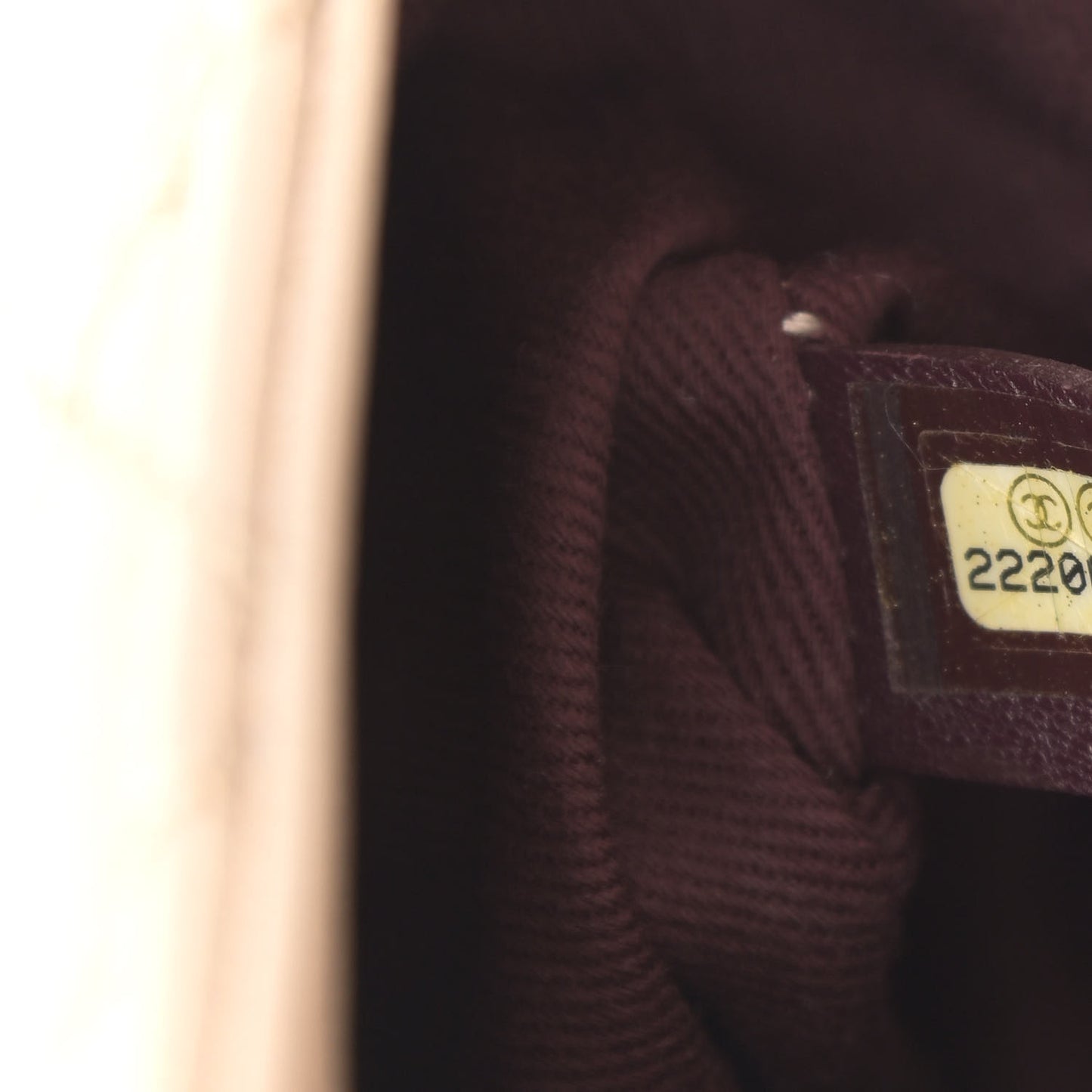 Caviar Quilted Mini Coco Handle Flap Beige