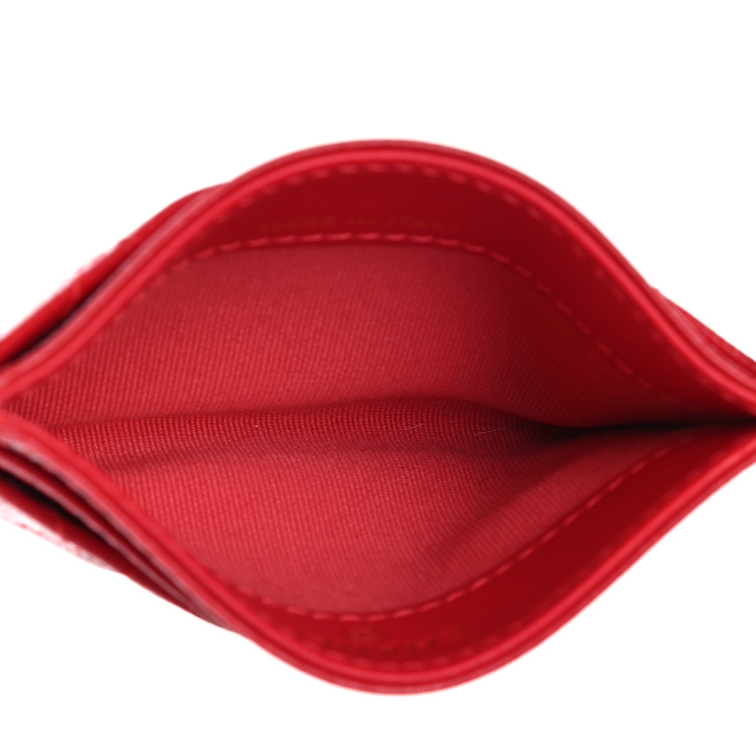 Chanel Caviar Quilted Card Holder Red 5 of 12