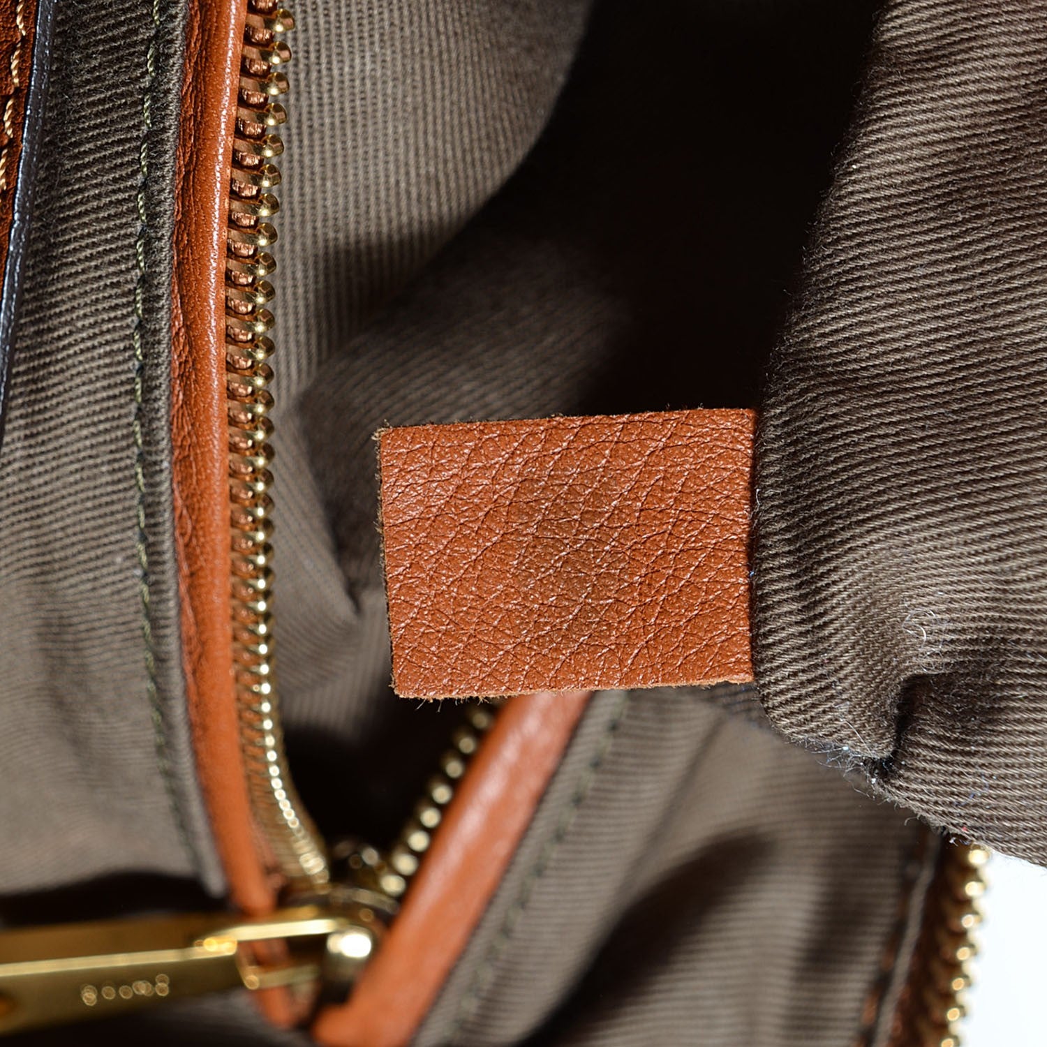 Chloe Calfskin Large Marcie Satchel Tan 8 of 9
