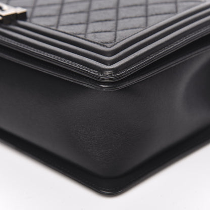 Chanel Calfskin Quilted New Medium Boy Flap Black 11 of 14