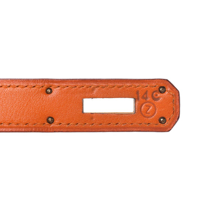 Hermes Veau Gulliver Kelly Retourne 32 Orange 9 of 10