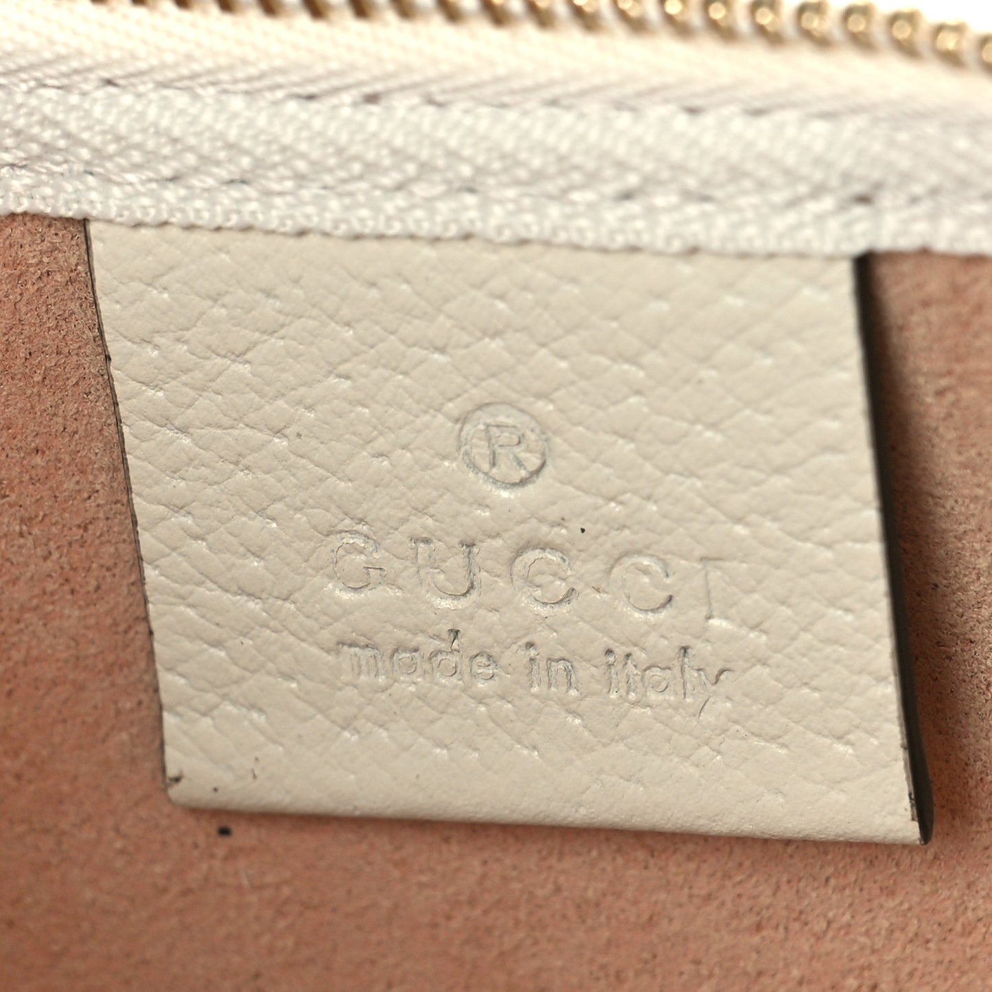 GG Supreme Monogram Flora Ophidia Pouch White