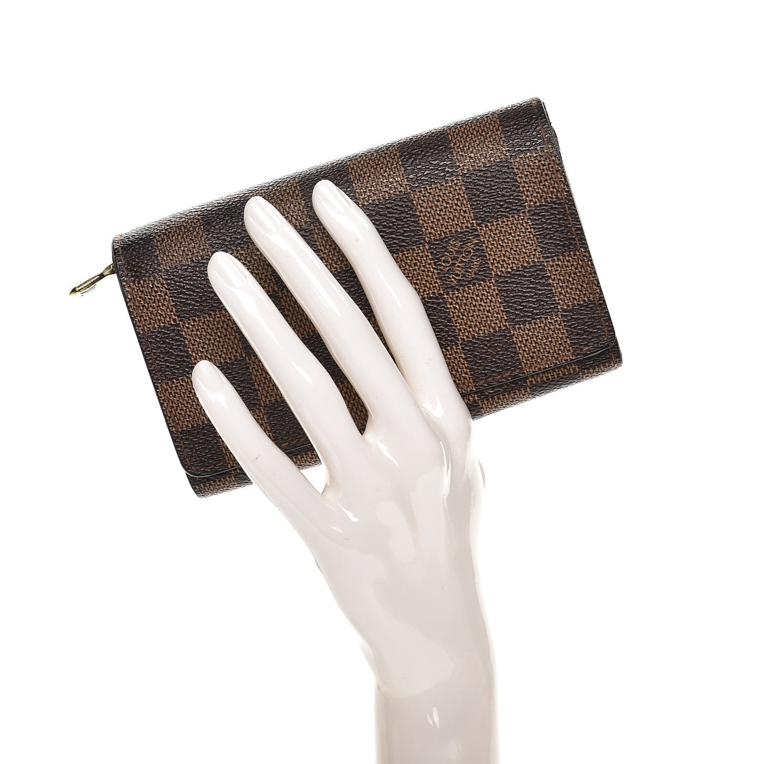 Louis Vuitton Damier Ebene Porte-Monnaie Tresor Wallet 2 of 8