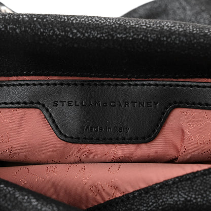 Stella McCartney Shaggy Deer Mini Falabella Fold Over Tote Black 6 of 10