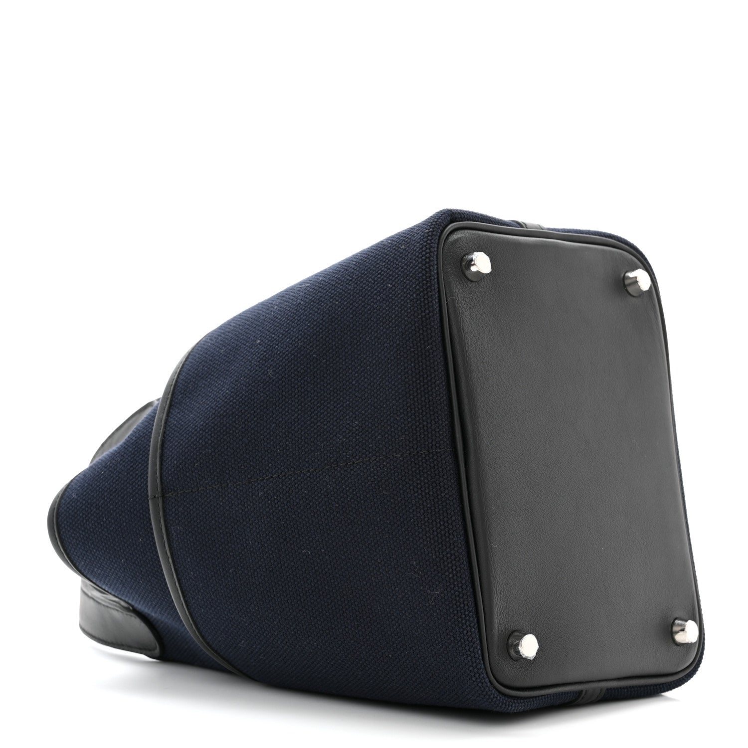 Hermes Toile Goeland Swift Cargo Picotin Lock 18 Bleu Marine 4 of 11