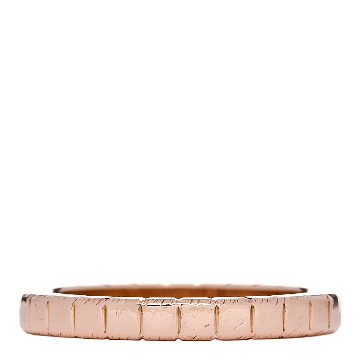Chopard 18K Rose Gold Diamond Ice Cube Half Set Band Ring 50 5.25 3 of 6