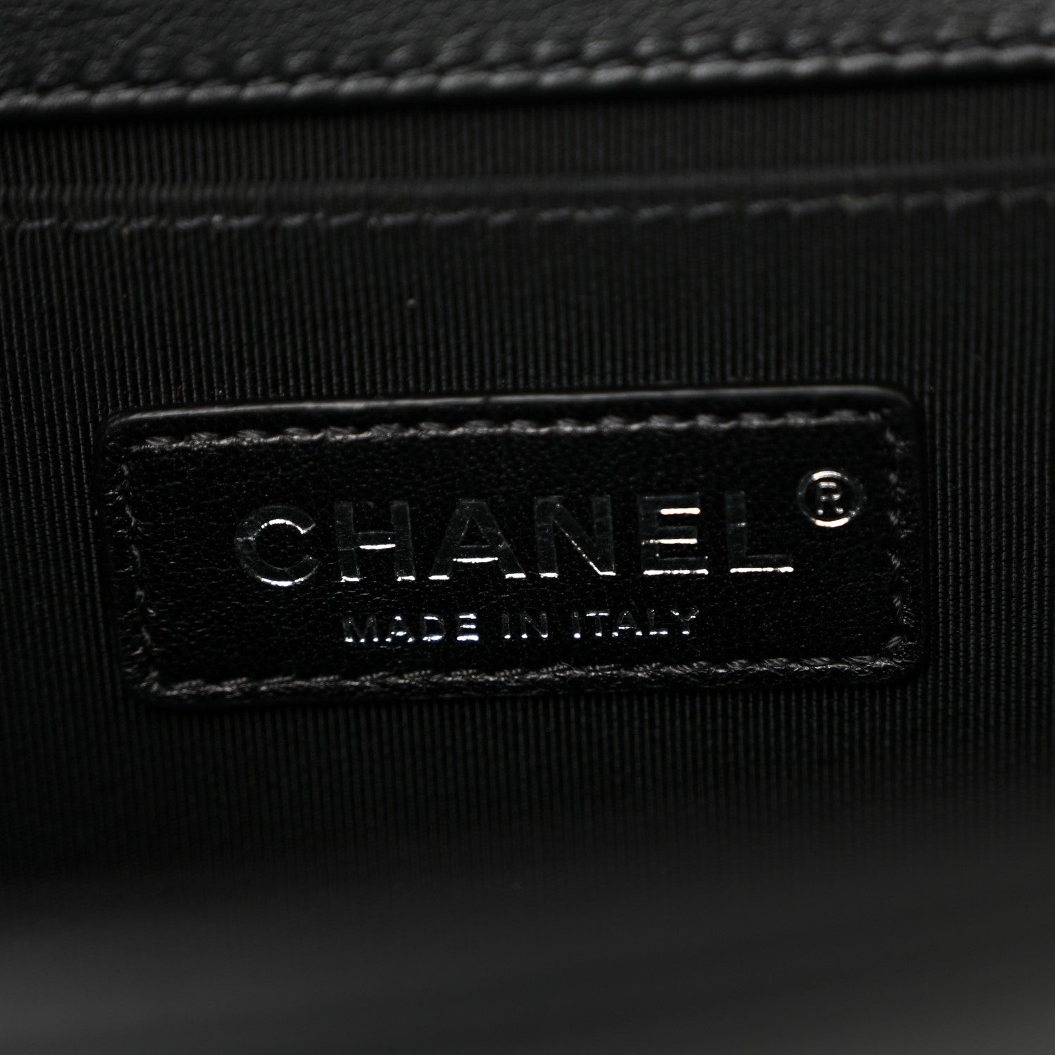Chanel Lambskin Quilted Medium Boy Flap Black 6 of 11